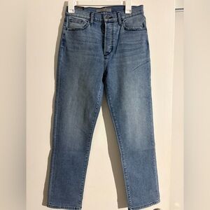 Joe's Jeans “The OG” High Rise Straight Leg Ankle Blue Denim